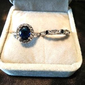 Ring Blue Stone Set